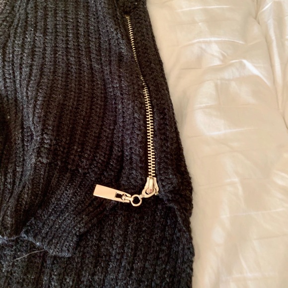 Dark Grey Cowl neck sweater (sz 2X) - Picture 6 of 8